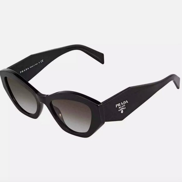 Prada Grey 53mm Cat Eye Ladies Sunglasses - Picture 1 of 3